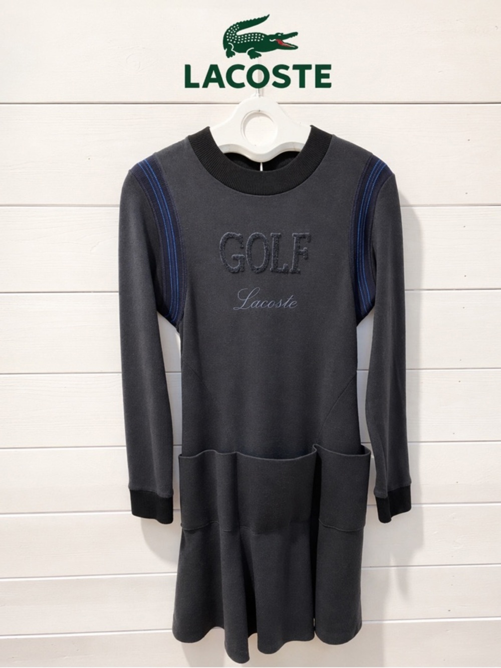 Lacoste long-sleeve wool dress – Size not labeled (estimated EU 38)